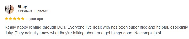 Ashleigh Google Review